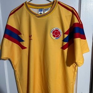 Adidas Colombia National Team Soccer Jersey #10 - Size L